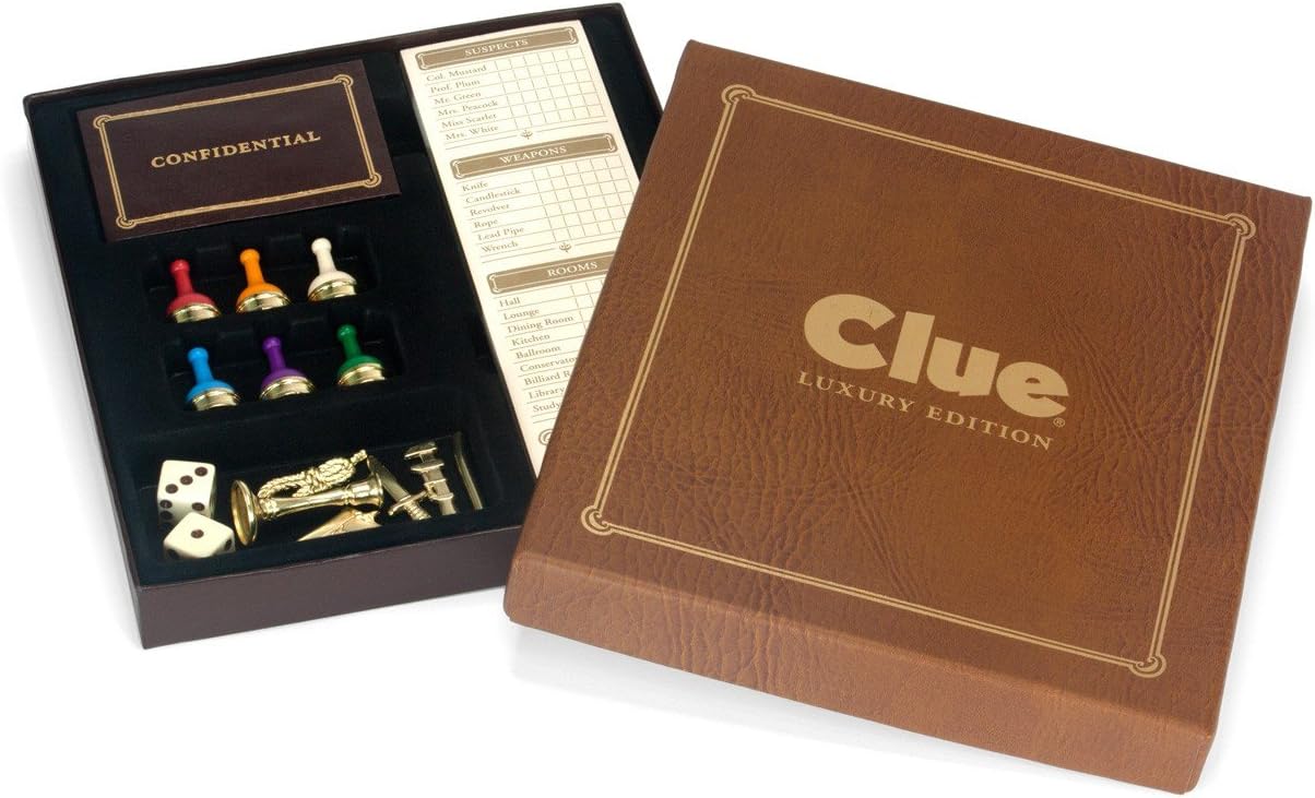 Clue Luxury Game Cabinet Set
