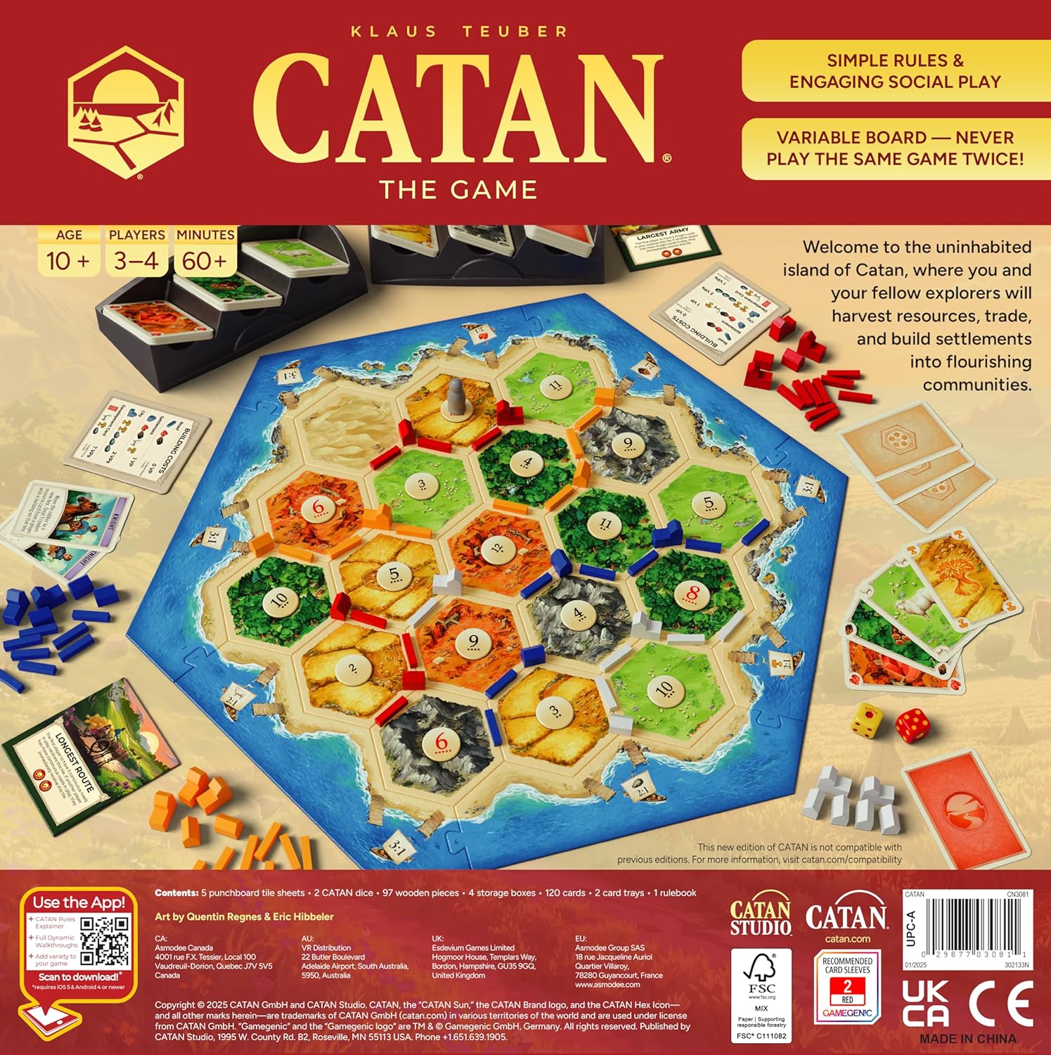 Catan Classic Strategy Game 6th Edition (NEW)