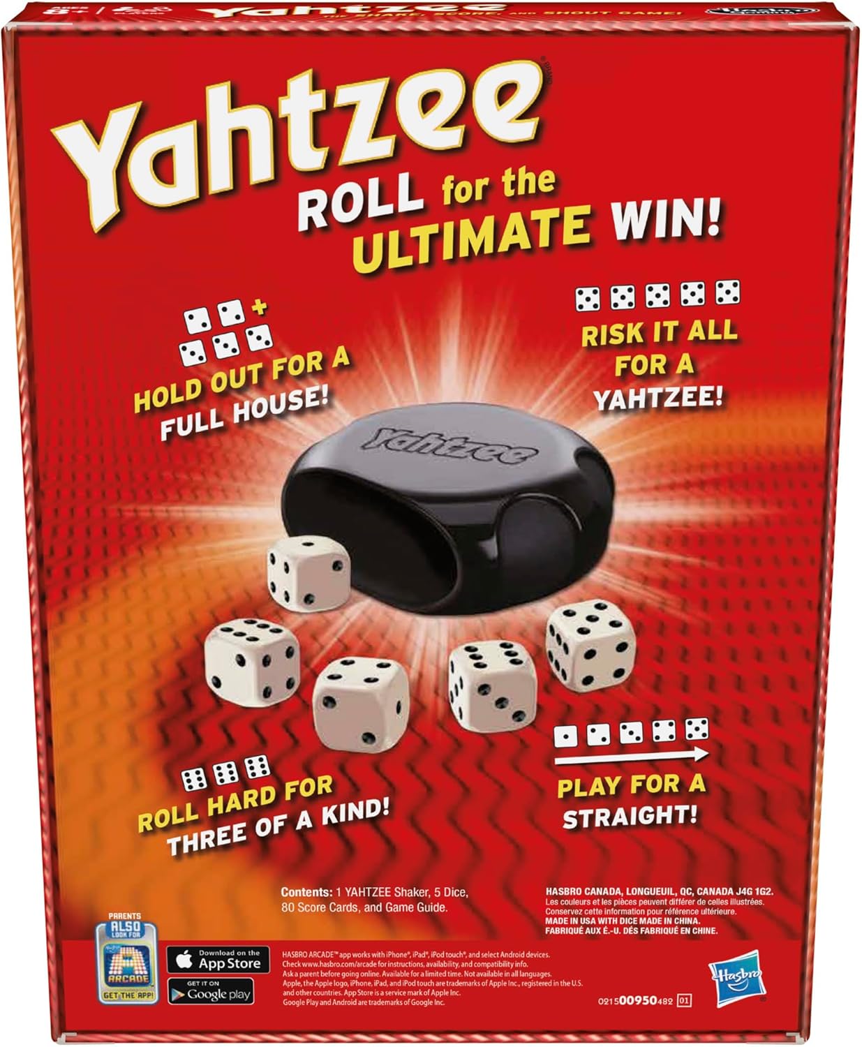 Yahtzee Fast Roll Dice Game