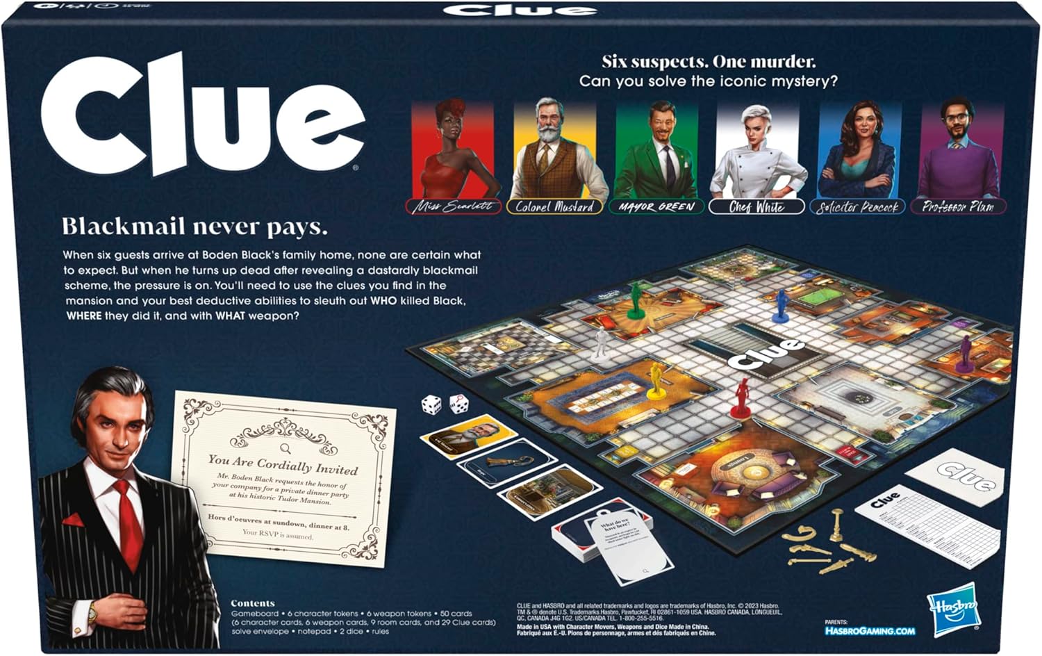 Reimagined Clue Mystery Detective Edition